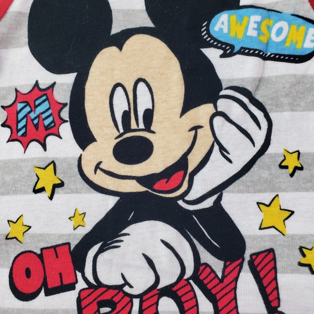 Disney Little Boys Toddler Mickey Mouse 2 Piece Pajama Set Size (6-9 Months) - Picture 10 of 11